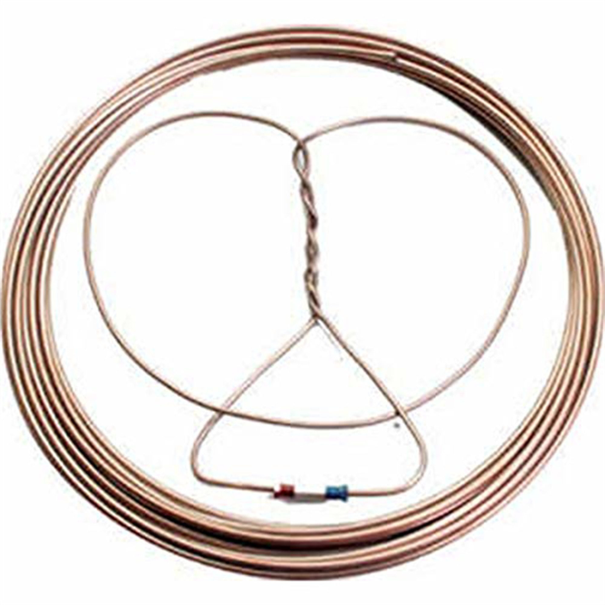 S.U.R. 3/16in. Chrome-Plated Carbon Steel Brake Line Tubing — 50 Pcs, Model# SRRBR-EZ100-50